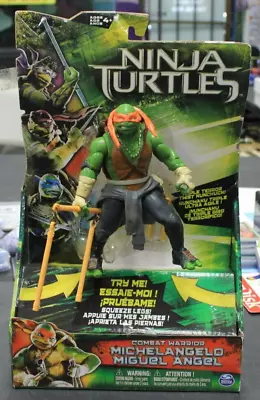 Teenage Mutant Ninja Turtles Combat Warrior Michelangelo Action Figure Nib Tmnt • $9.99
