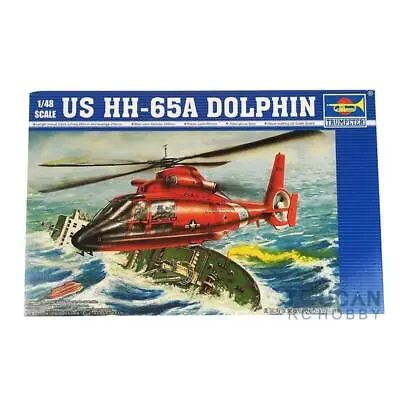 $25.90 • Buy Trumpeter HH-65A Dolphin Rescue Helicopter 02801 1/48 Aircraft Kit Plastic Model