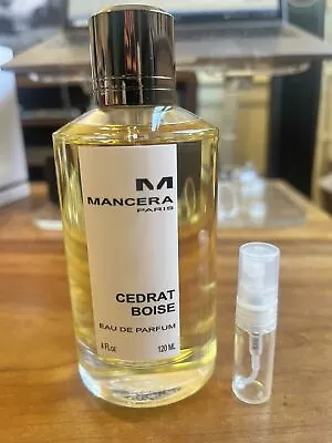 CEDRAT BOISE By Mancera - 3ML Travel Sample Spray - Awesome Cologne!!!! • $9.99