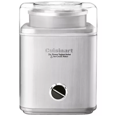 NEW Cuisinart Frozen Yoghurt/Ice Cream Maker Silver 2L • $159