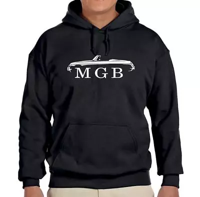 MG MGB Convertible Sports Car Classic Design Hoodie Sweatshirt FREE SHIP • $35