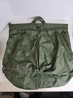 US Military Flyer’s Helmet Bag DLA100-91-F-EC85 8415-00-782-2989 UNICOR Green • $22