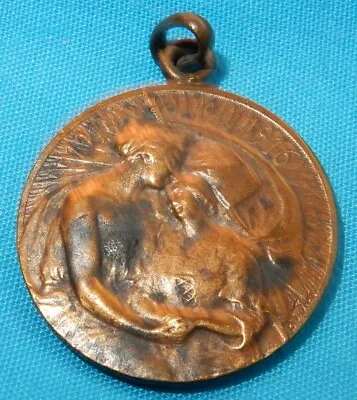 Ww1 French Medal Rhine World War I Military Medallion France • $1.25