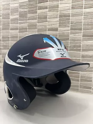 Mizuno MVP G2 Fitted Batting Helmet Dark Blue • $35