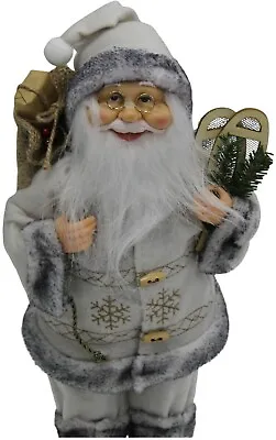 Nordic Father Christmas / Santa Ornament 40cm Freestanding Christmas Decoration • £15.99