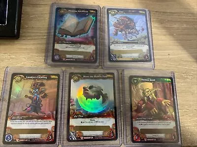 Wow TCG Loot Card Pet Lot Lichling Spellbook Grell Bloat Tiny • $60