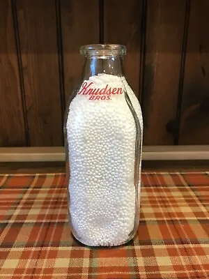 Knudsen Bros. Old Vintage Milk Bottle From CT • $10