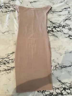 Kookai Tan Off Shoulder Tan Beige Midi Dress Size 1 • $20