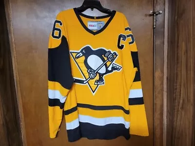 Pittsburgh Penguins Mario Lemieux #66 Ccm Vintage Hockey Jersey Size 50 Med. New • $79.99