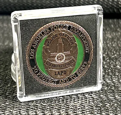 LOS ANGELES LAPD POLICE DEPARTMENT BRONZE FINISH Challenge Coin 40mm New! • $13.98