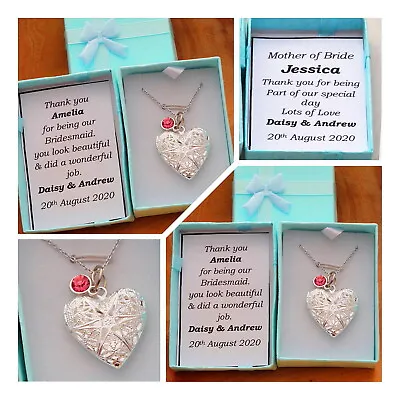 Bridesmaid Gift -PERSONALISED Thank You Gift For Mother Of Bride Flower Girl(17) • £4.49