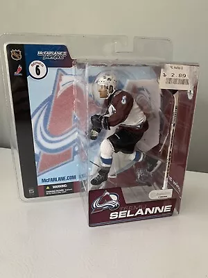 McFarlane NHL Series 6 TEEMU SELANNE Colorado Avalanche #8 White Jersey. • $19.99