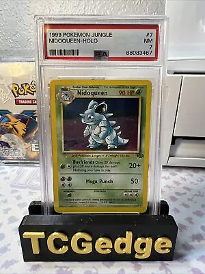 1999 Nidoqueen 7/64 Jungle Holo Unlimited PSA 7 NM Pokemon TCG • $29.99