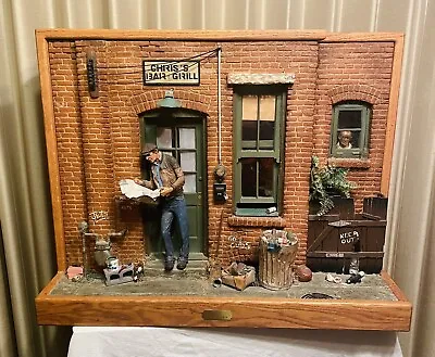 Michael Garman 1975 Lighted Cityscapes Sculpture Signed With Magic Window • $2199.99