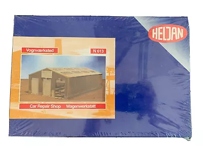 NEW Sealed! N Scale Building Kit - Con-Cor Heljan #613 Car Repair Shop • $50