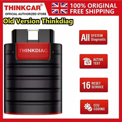 2023 THINKCAR THINKDIAG OLD BOOT OBD2 Bluetooth Car Diagnostic Tool ECU Coding • £115