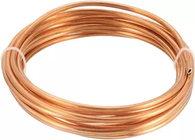 Refrigeration Tubing 1/8  OD X 5/64  ID X 9.8 Ft Soft Coil Copper Tubing • $24.99