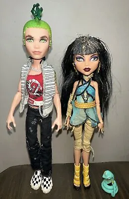 Monster High Doll Cleo De Nile And Deuce Gorgon Dolls RARE  First Wave Set • $99.99