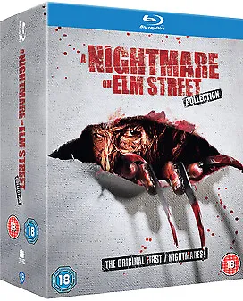 A NIGHTMARE ON ELM STREET BLU-RAY COLLECTION 1-7 MOVIES BOXSET New & Sealed • £34.09