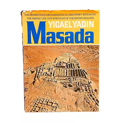 Vtg History Book 1966 Masada Fortress Israel Archeology Jewish Zealots Herod • $57.80