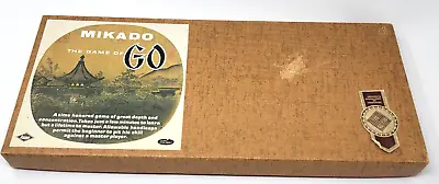 1951 Mikado Game Of GO Set With Wood Board With Set Of Stones / Dragon NICE • $19.95