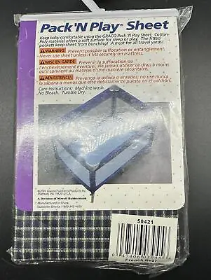 Graco French Bear Pack ‘N Play Sheet New • $9.50