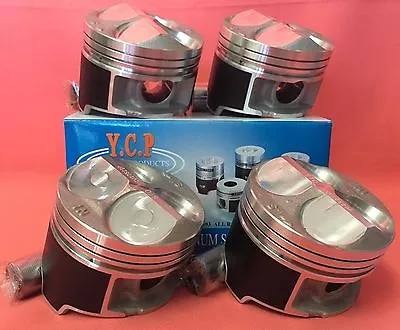 YCP B16 B18 81mm JDM High Compression Pistons For Acura Honda Civic SI Type R  • $122