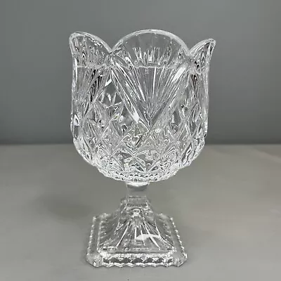 Gorgeous Shannon Crystal Pedestal Candy Dish 24 Lead Crystal No Lid • $32.99