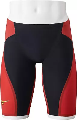 MIZUNO Swimsuit Men GX SONIC 6 ET Model FINA N2MBA503 Black Red Size M • $230.14