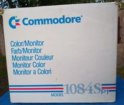 Box For Vintage Commodore 1084S Monitor Amiga Commodore 64/128 In Good Condition • $149.95