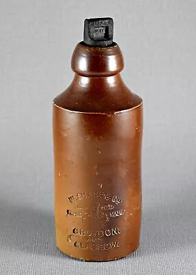 £17.99 • Buy ANTIQUE W SHARP & CO CROYDON AND GLASGOW STONEWARE SALTGLAZE BOTTLE 19cm