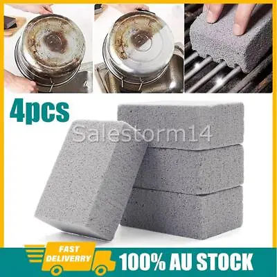 4x/set BBQ Pumice Grill Cleaner Cleaning Stone Brick Block Barbeue Griddle Tool • $17.07