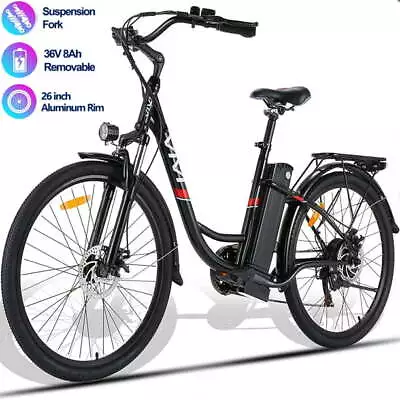 26  Electric Bike Mountain Bike 350W/500W Electric Bicycle 7 Speed Ebike Upgrade • $619.99