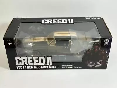 Creed II 2018 Ford Mustang Coupe 1967 1:18 Scale Greenlight 13626 • £89.99