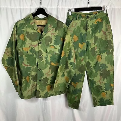 Vietnam War Original Tailored USMC Cut Mitchell Camo Set Jacket & Pants • $2400