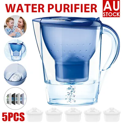 3.5L XL Water Filter Jug + 5 MAXTRA+ Filter Refill Cartridge • $36.69