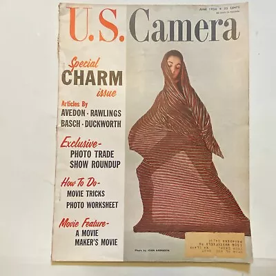 1956 US Camera Magazine Pinup Girls Beach Model Vintage Hollywood • $22.99