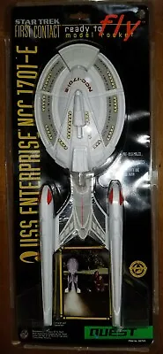 $86 • Buy VHTF Quest Star Trek First Contact USS Enterprise 1701-E Flying Model Rocket 