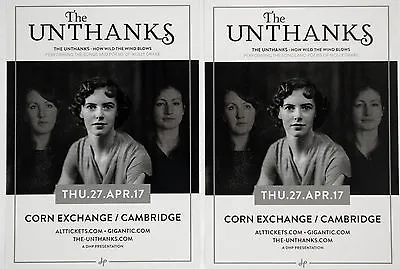 The Unthanks 2017 Tour Flyer Cards X 2 - How Wild The Wind Blows - Molly Drake • $3.67