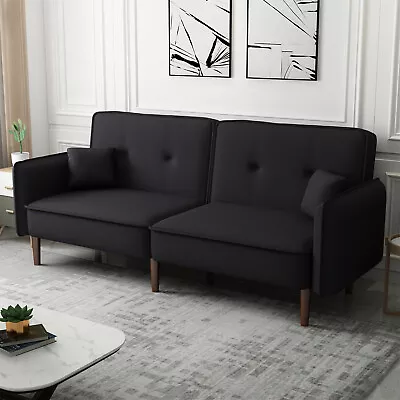 Convertible Sleeper Sofa Bed Couch Futon Sofa Bed Folding Recliner Sofa Couch • $344.95