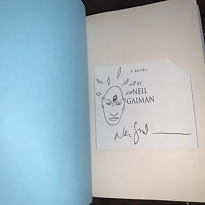 $74.99 • Buy Neil Gaiman SIGNED AUTOGRAPHED Fragile Things HC Oddity American Gods Sketch ?