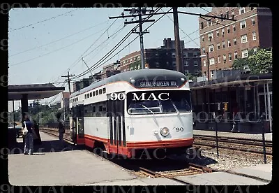 SHRT #90.  PCC Car. Shaker Heights (OH). Original Slide 1977. • $8.99