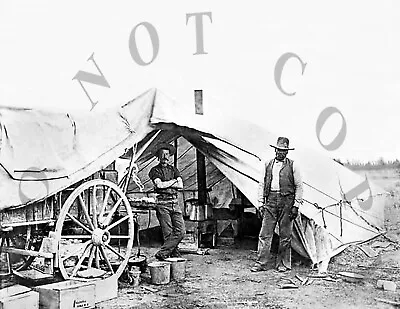 Antique Reproduction 8x10 Photo Print Cowboy Cook Chuck Wagon # 22 • $11.99