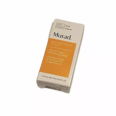 Murad Environmental Shield Vita-C Triple Exfoliating Facial 0.33 Oz Travel Size • $10.99