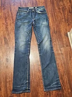 BKE Jeans Mens 32XXL 32X37 Jake Blue EUC Stretch Bootcut • $29.99