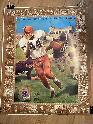 $24.15 • Buy Syracuse University Football 1900-1999 Poster,16x20-very Rare