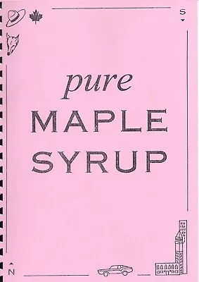 Due South Fanzine  Pure Maple Syrup #1 Slash Anthology 1996 • $30