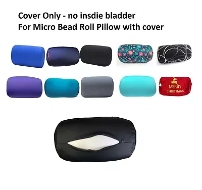 Removable Extra Cover For Micro Bead Roll Tube Throw Pillow Cover Only • $8.49