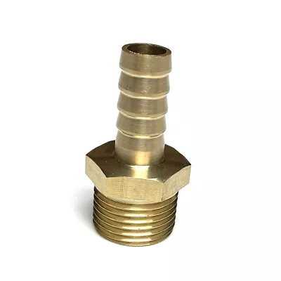 Metric M18X1.5 Male To 10mm Hose Barb Adapter Oil Gas Fuel Water Fitting • $8.79