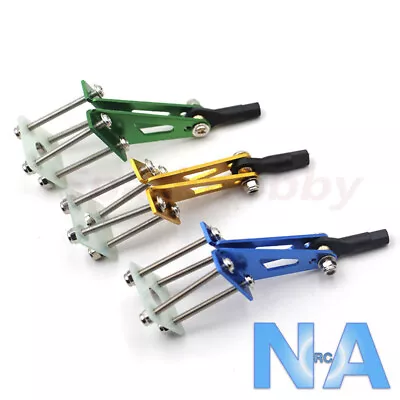 £5.79 • Buy Aluminium Wing Rudder Horns Medium Servo Linkage Clamp Connector RC Aircraft